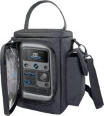 Waterproof Travel Bag Compatible with Anker SOLIX C300 DC Power Bank Station Outdoor 288Wh 90,000mAh，Power Bank Station Storage Case Cover with Two Pockets and Adjustable Strap - Image 2