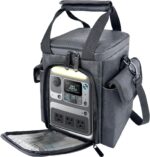 Waterproof Travel Bag Compatible with Anker SOLIX C300 Portable Power Station, Outdoor 288Wh LiFePO4 Battery，Power Bank Station Storage Case Cover with Two Pockets and Adjustable Strap - Image 2