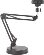 Webcam Stand,Camera Mount 22 Inch Suspension Boom Scissor Arm Stand,for Webcam C925e C922x C922 C930e C930 C920 C615,Hero 8/7/6/5,Ultra/Pro/Pro 2/Pro 3/Brio 4K,DSLR Camera - Image 2