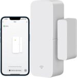 WiFi Door Sensor, Tuya Smart Door Window Sensor, Smart Window Sensor Real-time Alarm Compatible with Alexa Google Assistant,Home Security Door Open Contact Sensor for Business Burglar Alert (1 Pack) - Image 2