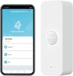 WiFi Motion Sensor, Smart Motion Detector for Home Security, Wireless Motion Sensor App Remote Monitor, Voice Command Compatible with Alexa. 1 Pack - Image 2