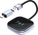 Wireless Android Auto Adapter, Wireless carplay Adapter, Latest NFC Touchscreen Connectivity, Wireless Plug-and-Play for Android Devices (Android 11 and Above) - Image 2