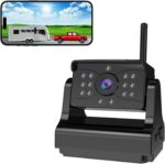 Wireless Backup Camera, Ultra Strong Signal Clear Picture Rechargeable Magnetic Rear View Reverse Wireless Back up Camera for Trailer Truck RV Pickup Camper Van etc - Image 2