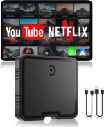Wireless CarPlay Adapter, 2025 Upgrade Support Netflix/YouTube/TF Card Plug & Play Dongle with Apple Car Play Wireless Adapter Android Auto Wireless Adapter for Cars from 2015&iPhone iOS10+ - Image 2