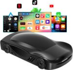 Wireless Carplay & Android Auto Adapter with Netflix YouTube TikTok, CarPlay Wireless Adapter for Cars with OEM Wired CarPlay, CarPlay Ai Box,Plug&Play, MirrorLink, TF Card, Easy Setup - Image 2
