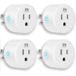 YNF Smart Plug, Simple Setup with One Voice Command, Works with Alexa Only, Voice Control, Remote Control, Timer Function, ETL Listed, Bluetooth Mesh, Alexa Echo Required (4 Pack) - Image 2
