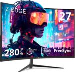 Z-Edge 27-inch Curved Gaming Monitor 16:9 1920x1080 280Hz 1ms Frameless LED Gaming Monitor, UG27P AMD Freesync Premium Display Port HDMI - Image 2