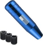 ZKFAR 1 PC American Flag Design Gear Stick Shifter Knobs, Metal Gear Stick Shift Knob, Automatic Shift Knob, Weighted Car Shift Handle Knob Fits Most Auto Transmission Vehicle (Blue) - Image 2