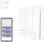 ZigBee3.0 Smart Switch 3 Gang Wireless Scene Switch, ZigBee Smart Light Switch Need Zigbee Hub Work with Tuya Smart Life APP Smart Button Scene Remote for Tuya Smart Home Devices (3 Gang) - Image 2