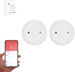 Zigbee Water Leak Detector with App Alerts, Smart Water Sensor for leaks Requires Zigbee Hub, Monitor Water Leaks for Kitchens,Basements,Bathrooms (1) - Image 2