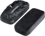 baibu Ergonomic Memory Foam Office Chair Arm Pads, Comfy Black Gaming Armrest Pads for Elbows and Forearms Pressure Relief (Set of 2) - Image 2