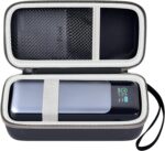 casmilee Case Compatible with Anker 737/735/ 736/717 USB-C Portable Charger Power Bank, Fast Foldable Wall PowerBank Bag for GaN Prime Nano II AC Adapter, Powercore Pocket for lights Cable - Black - Image 2