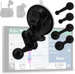 for Garmin Truck GPS Mount DriveSmart 86 76 66 dezl OTR1020 820 720 620 RV 1095 895 795 Overlander & Dash Cam 65w 66w 67w & RV XL GPS & Vehicle Nuvi Large GPS Windshield Mount 6 Heads Included - Image 2