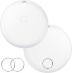 iVANKY FusionFinder for iPhone AirTag Smart Tag Air Tracker Item Finders for Apple Find My (iOS Only) Track Key, Wallet, Luggage, Bluetooth 5.2 Locator with Replaceable Battery, 85dB+, IP67 (2 Pcs) - Image 2
