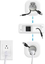 in-Wall Cable Management Kit for TV & Soundbar - Conceal Power & AV Cables, Includes Hole Saw Drill Attachment & Drywall Hand Saw for Easy Installation - Image 2