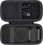 khanka Hard Travel Case Replacement for Anker MagGo 6.6k/10K Magnetic Power Bank/Anker MagGo USB-C Adapter,10k Power Bank,Case Only(Black). - Image 2