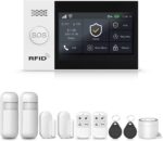 10-Piece Kits Home Security Alarm System with Real-Time Alerts,WiFi+GSM/4G Smart Life and Tuya APP Control,Compatible with Alexa/Google & Easy Installation for 24/7 Protection - Image 2