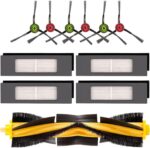 11 PCS Vacuum Accessories Kit Replacement compatible with Ecovacs Deebot T8,T8+,T8 AIVI,T8 MAX,N8,N8+,N8 PRO+,T9.T9+,1 Main Brush,4 HEPA Filters,6 Side Brushes - Image 2