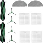 12 Pack Accessories Kit Compatible with iRobot Roomba Essential Series Y0140 Y013420 Y0110 Y054020 Q011 Q0120 Q052 Vacuum,1 Roller Brush＆ 4 Side Brushes＆4 Filters & 2 Mopping Pads Replacement Parts - Image 2