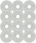 12pcs Mop Pads for for Ecovacs Deebot t30s /T30s Combo/X2 Omni/X1 Omni/X1 TURBO/T20 OMNI/T10 Omni/yeedi m12 pro+ Robot Vacuum - Image 2
