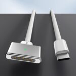 140W USB-C to Magnetic 3 Cable, 6.6FT Compatible with Magsafe 3 Cable for MacBook Air 2024 M3 13/15inch, 2023/2022 M2, Pro 2024/2023 M4/M2 Pro & Max 14" 16", 2021 M1 & Max 14" 16" - Image 2