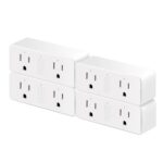 15A Dual Smart Plug, WiFi Outlet Extender, Smart Socket with Schedule&Timer, Bluetooth Outlets Compatible with Alexa and Google Assistant, ETL&FCC Certified, No Hub Required, 2.4G WiFi Only, 4-Pack - Image 2