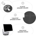 Holder Desktop Bracket with Cable Management Practical Stand for Easy Rotation No Drilling Required Compatible with Echo Devices - Image 6