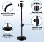 Webcam Stand for Desk, Stable Metal Base, Adjustable Arm, and Universal Compatibility for Logitech Webcam C922 C930e C920S C920 C615 C960 and Other Webcam with 1/4" Thread - Image 7