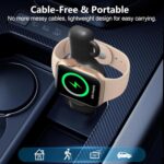Portable Charger for Samsung Watch, USB A & USB C Travel Charger, Fast Charging for Samsung Galaxy Watch 7/Ultra/6/6 Classic/5/5 Pro/4/3 (Black) - Image 6