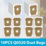 10PCS Dirt Disposal Bags Compatible with iRobot Roomba Essential Vac 2 Q0520,105 Vac,105 Combo, 104 Combo, Plus 405/Plus 505 Combo, Max 705 Vac, Replacement Dust Bags Vacuum Cleaner Parts - Image 5