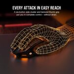 Corsair DARKSTAR RGB Wireless Gaming Mouse for MMO, MOBA - 26,000 DPI - 15 Programmable Buttons - Up to 80hrs Battery - iCUE Compatible - Black - Image 4