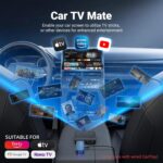 Car TV Mate, Carplay HDMI Adapter Converter for Fire TV Stick, Google, Set-top Box, Screen Thrower, Game Consoles,HDMI Multimedia Adapter for Cars with Wired CarPlay from 2016,Plug & Play - Image 3