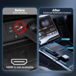 Car TV Mate, Carplay HDMI Adapter Converter for Fire TV Stick, Google, Set-top Box, Screen Thrower, Game Consoles,HDMI Multimedia Adapter for Cars with Wired CarPlay from 2016,Plug & Play - Image 4