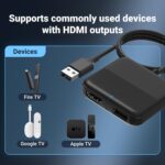 Car TV Mate, Carplay HDMI Adapter Converter for Fire TV Stick, Google, Set-top Box, Screen Thrower, Game Consoles,HDMI Multimedia Adapter for Cars with Wired CarPlay from 2016,Plug & Play - Image 6