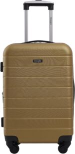 Wrangler Smart Luggage Set with Cup Holder and USB Port, Wood Thrush, 2 Piece - Image 3