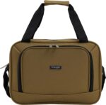 Wrangler Smart Luggage Set with Cup Holder and USB Port, Wood Thrush, 2 Piece - Image 5