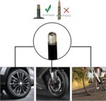 10 PCS Car Tire Valve Stem Caps, Aluminum Tire Air Cap Set, Dust Proof & Corrosion Resistant Stem Covers, Car Accessories for SUV Bike Bicycle Truck Motorcycle (Silver) - Image 4
