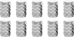 10 PCS Car Tire Valve Stem Caps, Aluminum Tire Air Cap Set, Dust Proof & Corrosion Resistant Stem Covers, Car Accessories for SUV Bike Bicycle Truck Motorcycle (Silver) - Image 7