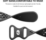 Vanjua Breathable Silicone Band for Amazfit Bip 5 & GTR 4 / 3 / 2 Smart Watch, 22mm Quick Release Replacement Wristband Sport Strap Compatible with Amazfit Bip 5 Band / GTR 4 / 3 Bands Men Women - Image 5