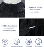 Full A-line 6 Hoop Floor-Length Bridal Dress Gown Slip Petticoat - Image 4
