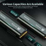 S660 PCIe 4.0 2TB SSD for PS5 with Heatsink, Up to 5000MB/s, NVMe M.2 SSD Internal Gaming SSD NAND SLC Cache Suitable for PS5 Enthusiasts, Technology Enthusiasts, IT Professionals - Image 7