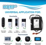 HQRP 120V to 24V 40VA Transformer Compatible with Nest, Ecobee, Sensi, Honeywell Thermostat, Nest Doorbell and All Versions of Ring Doorbell Power Supply Adapter Door-Bell 120v-to-24v, UL - Image 8