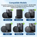 14Pcs Dust Bags,Compatible with Ecovacs Deebot X8 Pro Omni/T50 Pro Max Omni/T80 Omni/Yeedi S14 Plus, 3.5L Large Capacity Disposable Replacement Bags - Image 3