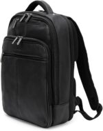 Alpine Swiss Olsen 13” Laptop Travel Backpack Genuine Leather Slim Business Travel Carry On Daypack - Image 3