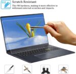 2 Pack 15.6 Inch Tempered Glass Screen Protector For ASUS TUF 15.6 Inch Gaming Laptop, ASUS VivoBook 15, ZenBook 15/ZenBook Pro 15, Rog Zephyrus G15, TUF A15 F15, 9H Hardness - Image 4