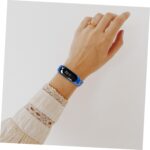 MERRYHAPY Smart Band Strap Replacement Compatible Band 5/4/3 Metal Wristband Accessory - Image 3