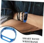 MERRYHAPY Smart Band Strap Replacement Compatible Band 5/4/3 Metal Wristband Accessory - Image 10