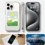 Spigen Ultra Hybrid MagFit Designed for iPhone 15 Pro Case (2023) [Anti-Yellowing] [Military-Grade Protection] Compatible with MagSafe - Sunshine Shower - Image 8