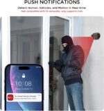 eMACROS Pro 3 Driveway Alarm with Phone App-1/2 Mile Long Range Solar Wireless Driveway Alarm,Outdoor Driveway Alarms Wireless Outside Weatherproof Motion Sensor & Detector - Image 4