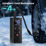 Tire Inflator Portable Air Compressor, 150PSI Cordless Air Pump for Car Tires, 4X Faster Bike Tire Pump with Pressure Detection, Air Pump for Car Tires for Car Motor Bike Ball (Black) - Image 9